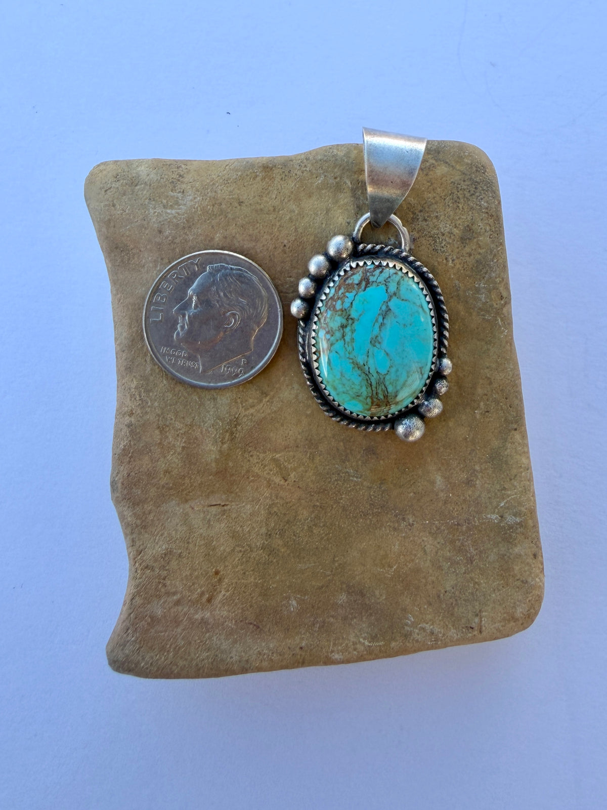 Kingman Turquoise Pendant