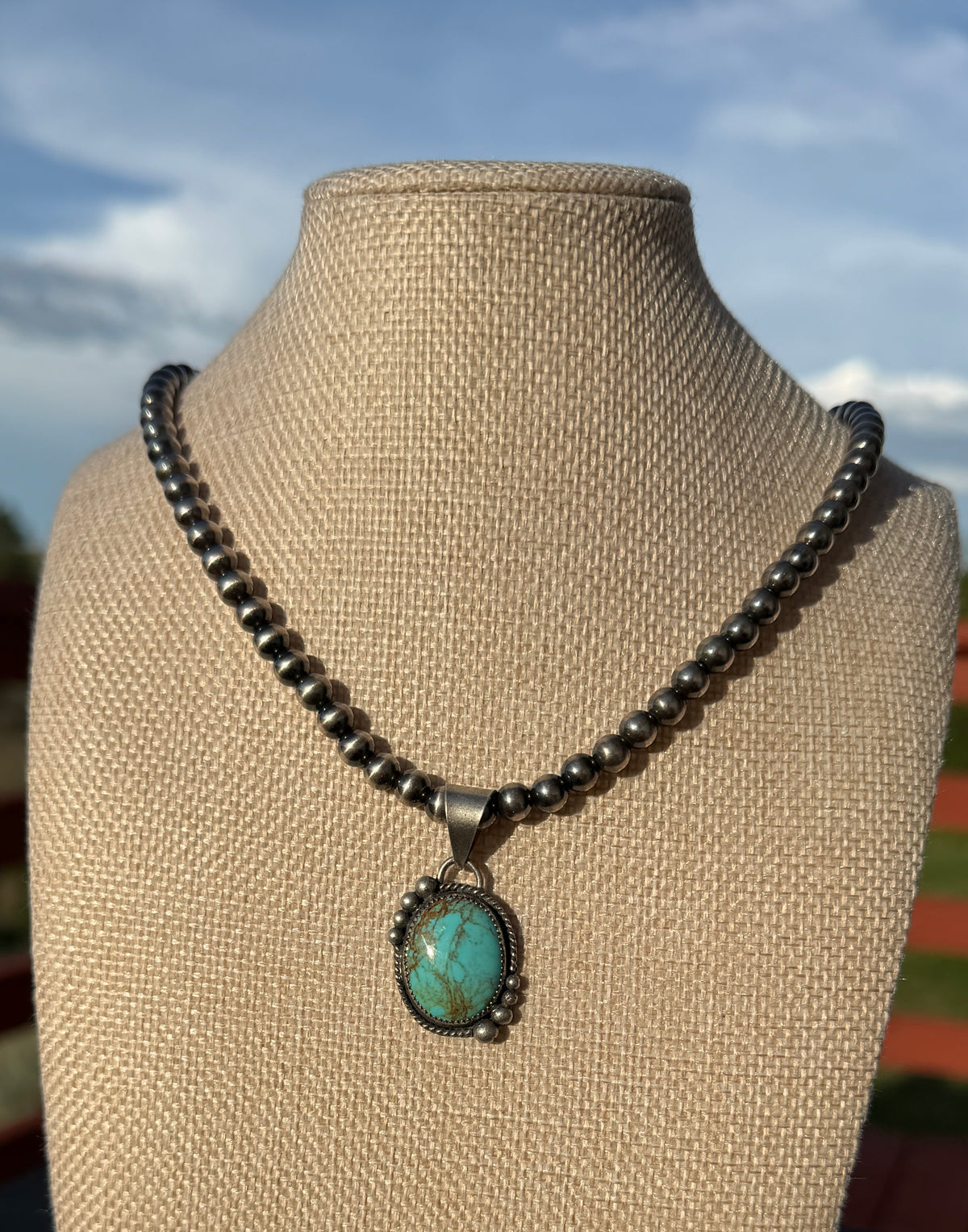 Kingman Turquoise Pendant