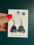 Lavender Hubei Slab Earrings