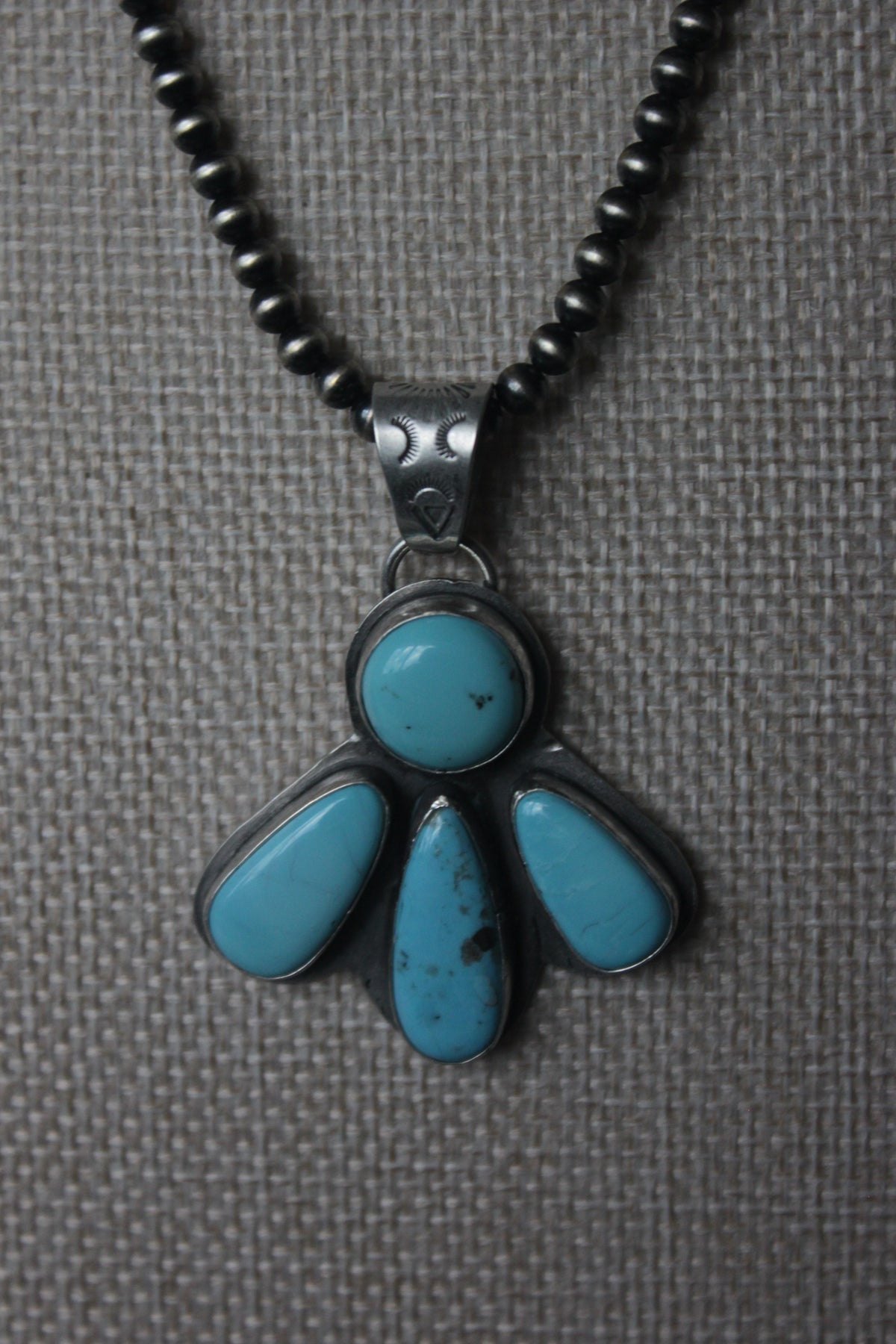 Turquoise Cluster Pendant