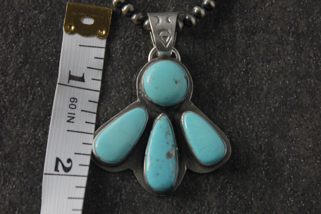 Turquoise Cluster Pendant