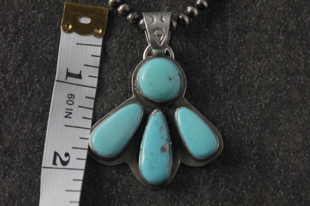 Turquoise Cluster Pendant