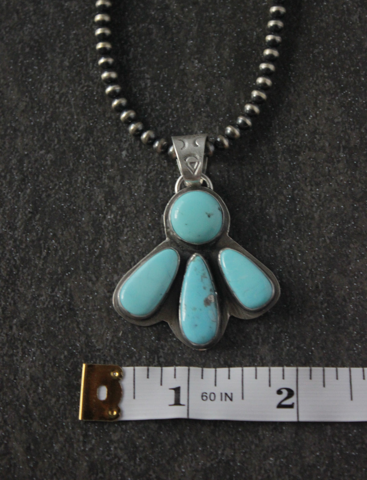 Turquoise Cluster Pendant