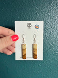Picture Jasper Slab Earrings 1